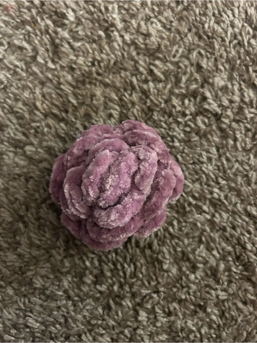 Light Purple Rose Hair Clip